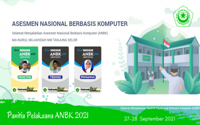 Sukses !!! Pelaksanaan ANBK 2021 MA Nurul Mujahidah NW Tanjung Selor Berjalan Dengan Lancar